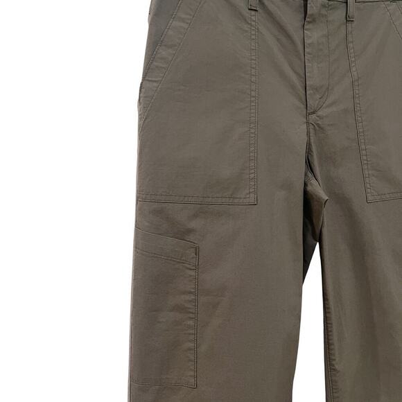 AGOLDE Daria Utility Pant Womens 27 Green Duffle Cargo Cropped Casual - Picture 6 of 12